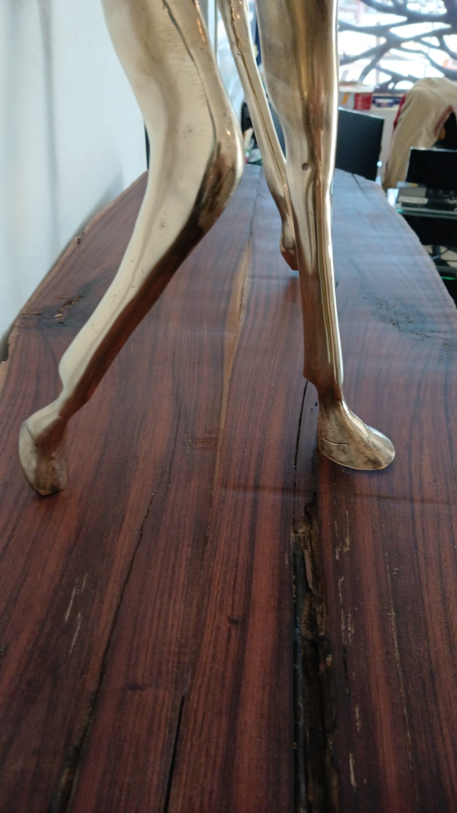 Custom finished furniture crafted from reclaimed wood